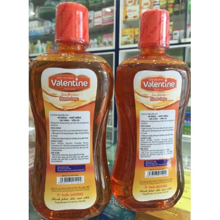Nước súc miệng Valentine người lớn