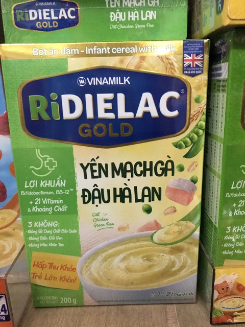 1 Hộp Bột ăn dặm Ridielac Gold 200g