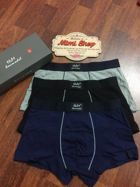 100% Hài Lòng❌ Sịp hộp HM cao cấp, xuất Nhật, chất cotton xịn thấm hút hoàn hảo