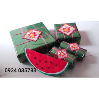 Combo trang trí Têt-Bánh chưng, bánh tét, dưa hấu