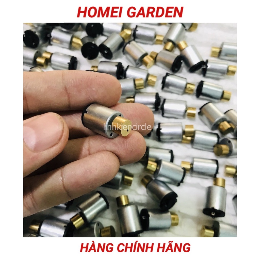 Bộ 2 cái motor rung mini điên áp 3V đầu rung đồng lực rung mạnh motor 1215 hàng mới 100% - D0335