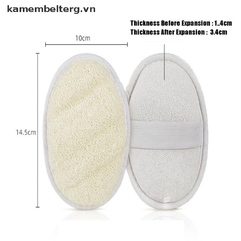 Bông tắm xơ mướng tự nhiên đeo tay tẩy tế bào chết làm sạch da