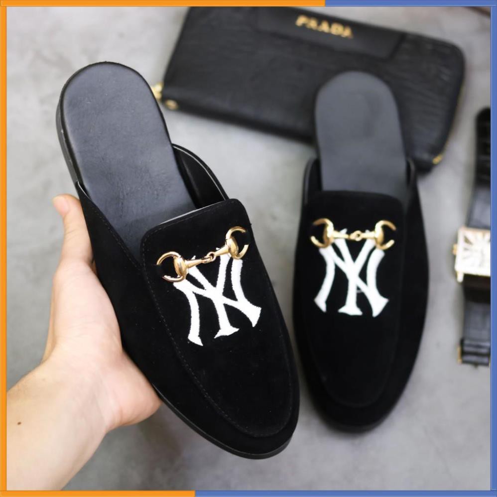 FRESSHIP Giày Sục Nam Làm Bằng Nhung Mềm Mại - Đế Cao Su Non - Màu Đen - Mã L169 - Hàng Việt Nam | BigBuy360 - bigbuy360.vn