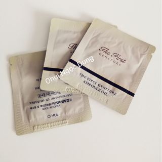 Combo 10 gói dùng thử TINH DẦU TÁI TẠO TẾ BÀO MẦM AMPOULE OIL OHUI THE FIRST