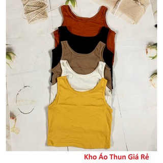 Áo thun ba lỗ cotton co giãn