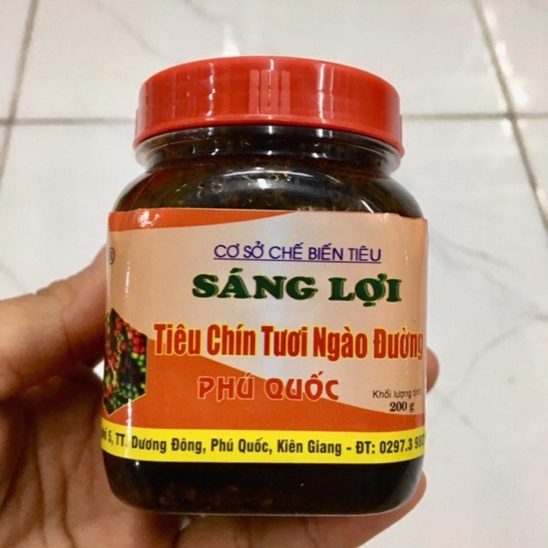 [Ngon Bá Cháy] Tiêu Chín Tươi Ngào Đường - Đặc sản Phú Quốc