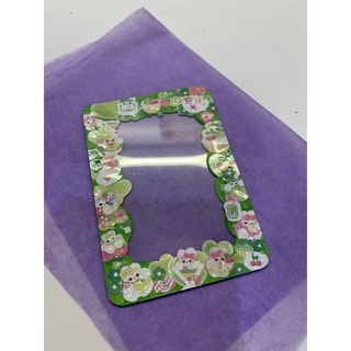 Toploader decor màu xanh lè xanh lét size B8  (mn đọc kĩ mô tả nha)