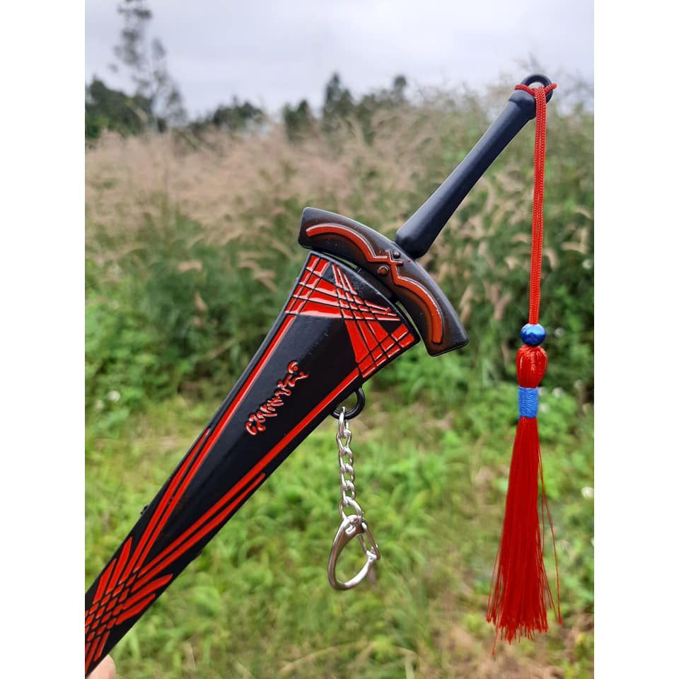[ Tặng đế ][ 22cm ] Mô hình móc khóa Excalibur Morgan  - FATE - Baystore