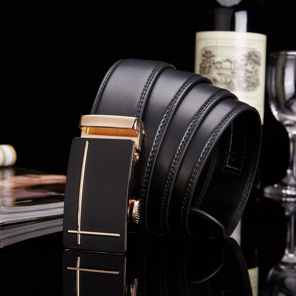 Thắt lưng/ dây nịt nam khóa tự động có hộp đựng + túi tặng kèm