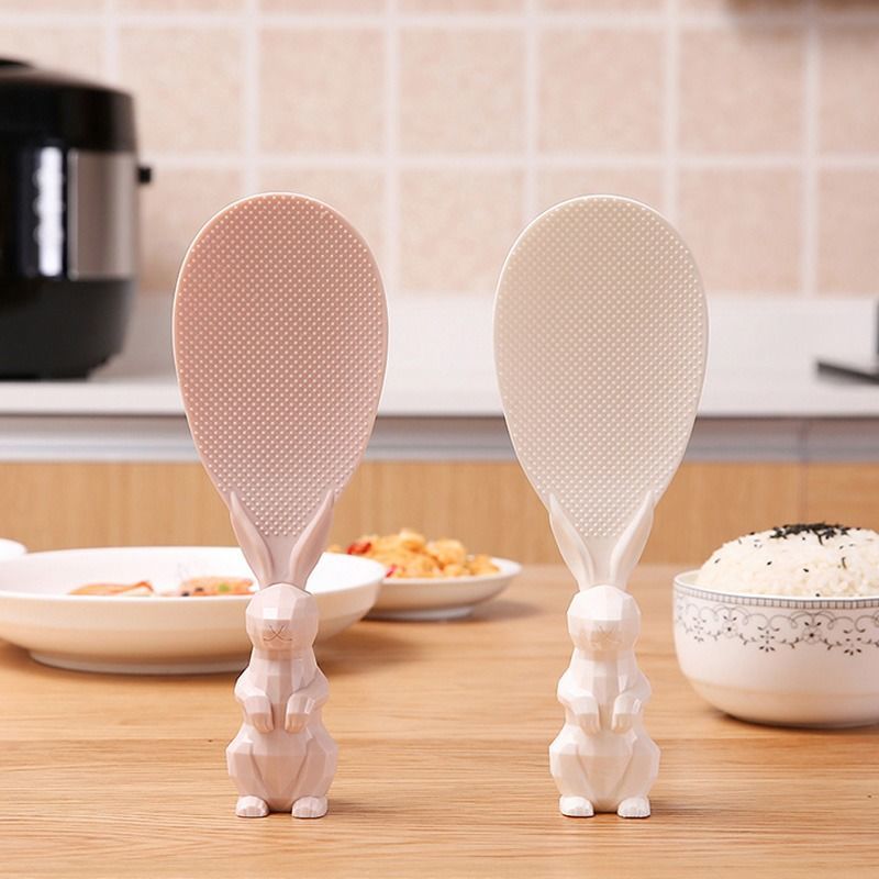 Muỗng xới cơm thiết kế con thỏ đáng yêu dành cho nhà bếp