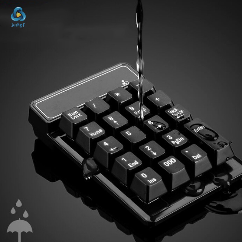2.4GHz Mini USB Wireless Numeric Keypad 19 Keys Number Pad Numpad Receiver For Windows XP/7/ 8 Laptop PC Computer