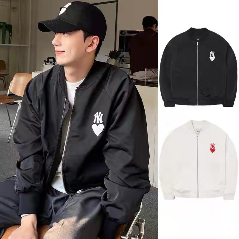 Áo Khoác Bóng Chày Mlb NY Yankees Dáng Rộng Thời Trang Mùa Xuân Cho Nam Và Nữ