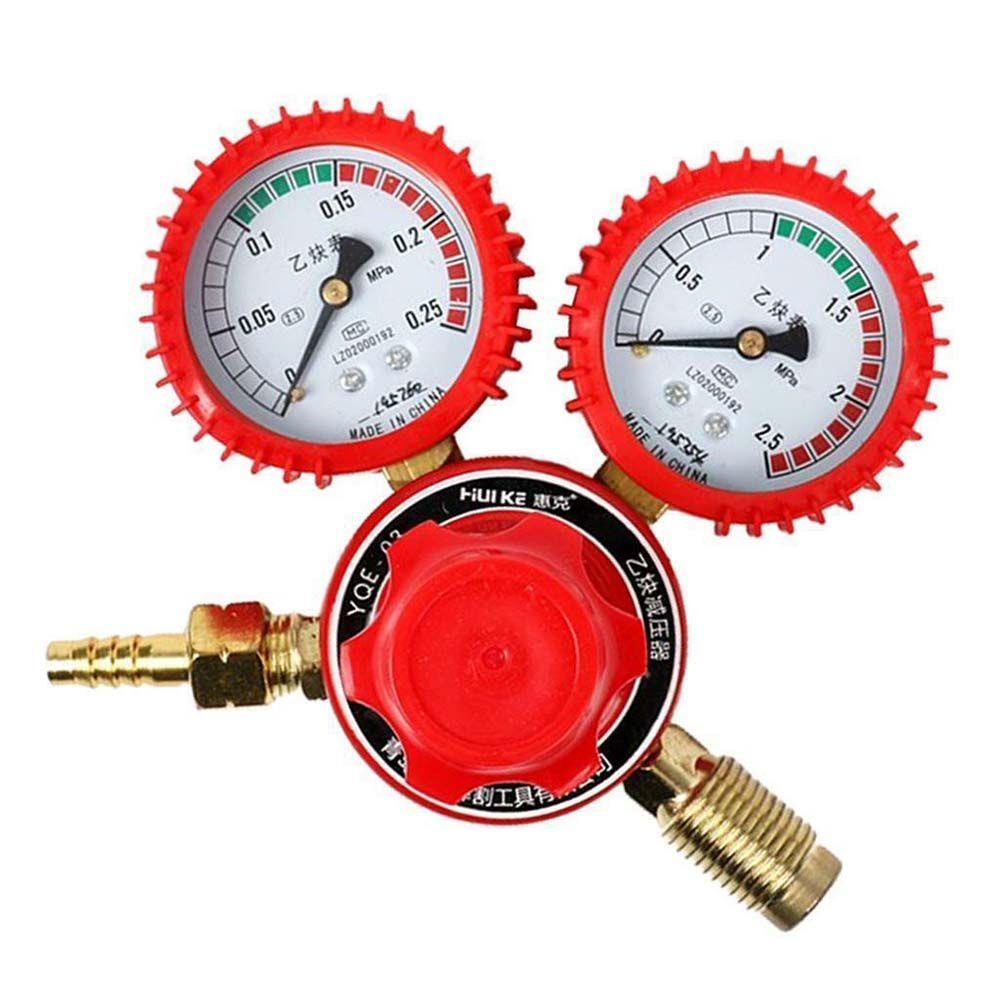LONTIME Đồng Hồ Đo Áp Suất Khí Ga Acetylene Giảm Áp Lực DIY