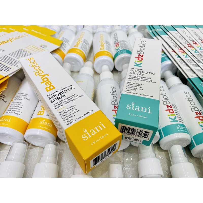 Mua (Có bill, Hàng air, Date 2025) Chai xịt Men vi sinh Babybiotics và