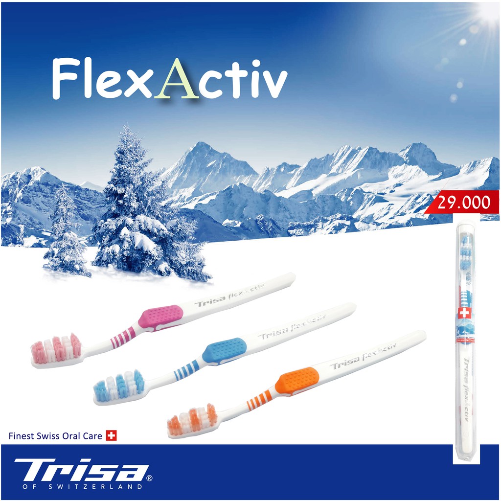 Bàn Chải Đánh Răng Trisa FlexActiv