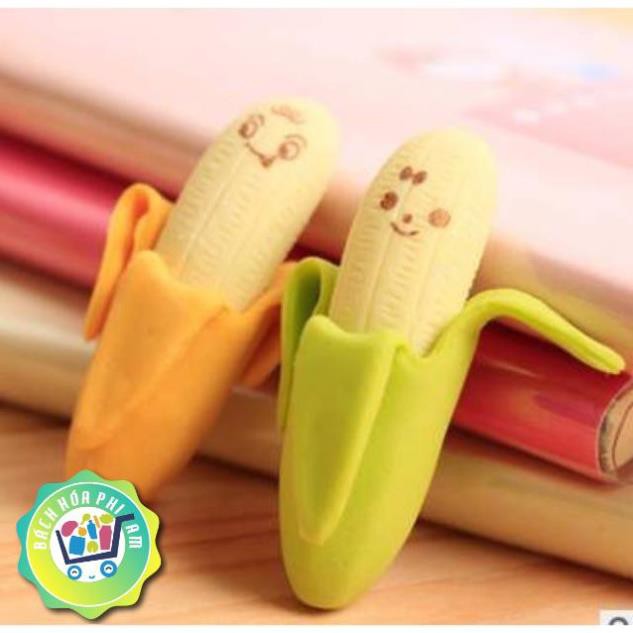 Gôm trái chuối cặp