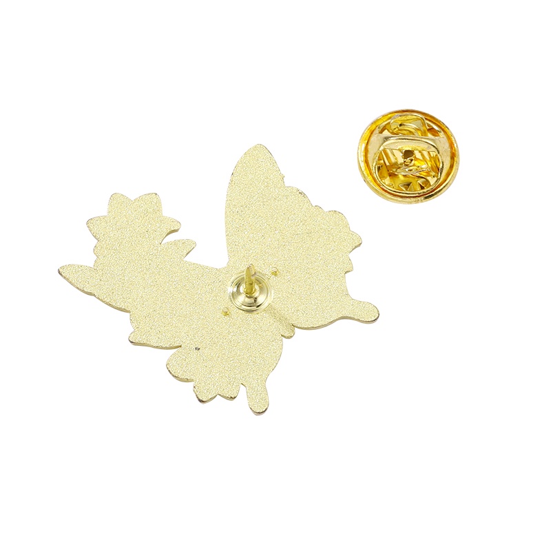 Ghim cài áo QIHE JEWELRY hình bướm hoa xinh xắn thời trang