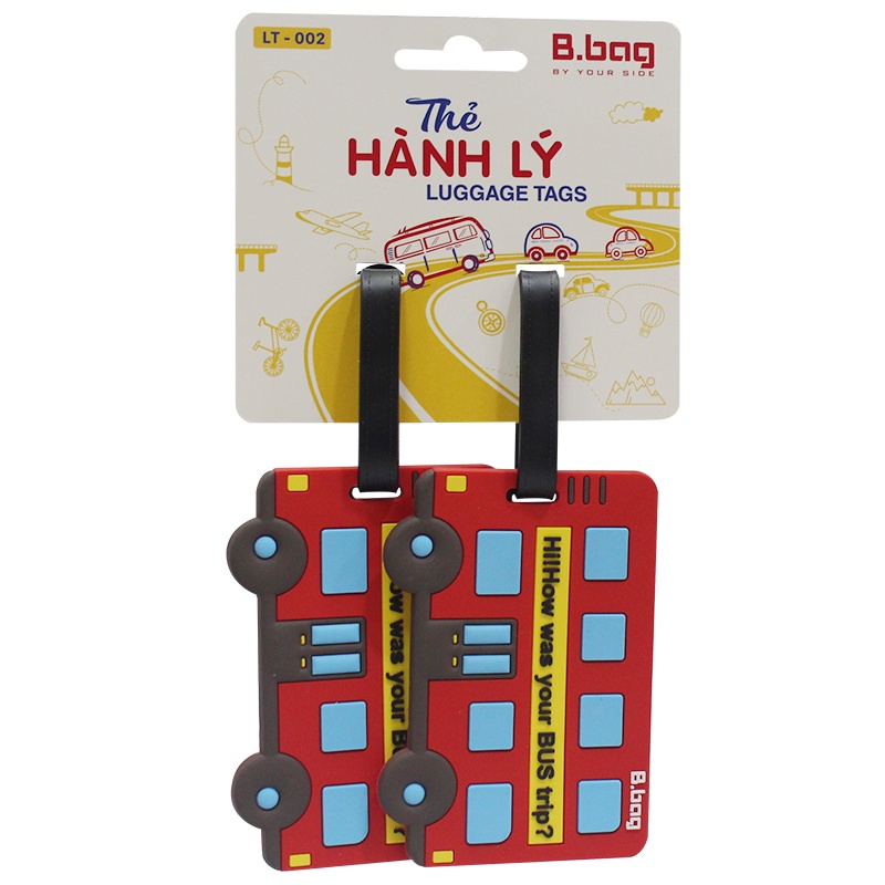Thẻ hành lý B.bag đáng yêu xinh xắn dành cho bé dùng khi đi học