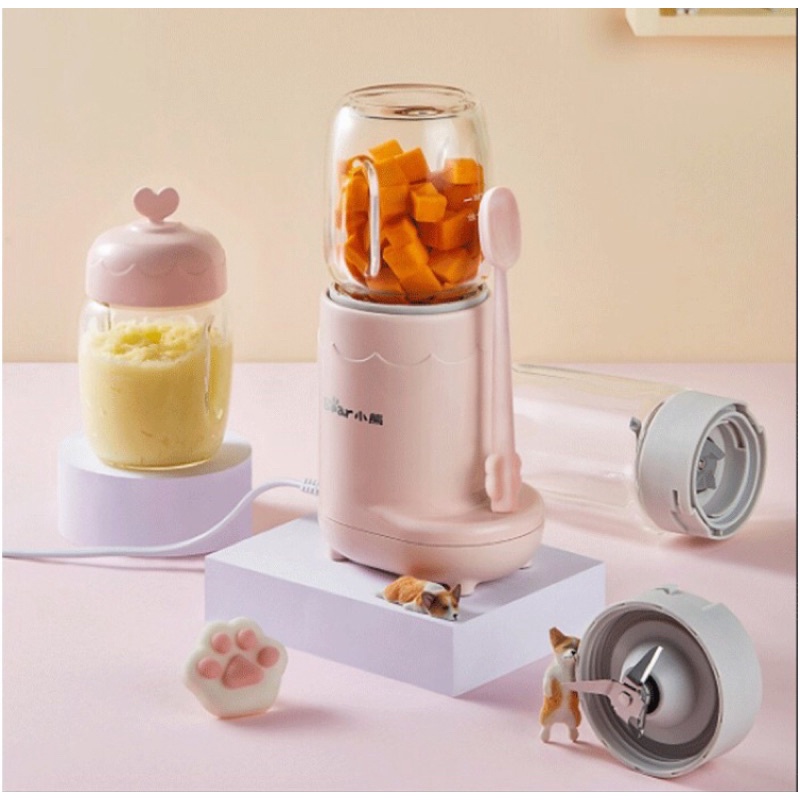 💥SALE💥 Máy xay 3 cối Bear, Máy xay 3 cối nội địa Trung, Máy xay đồ ăn dặm BEAR