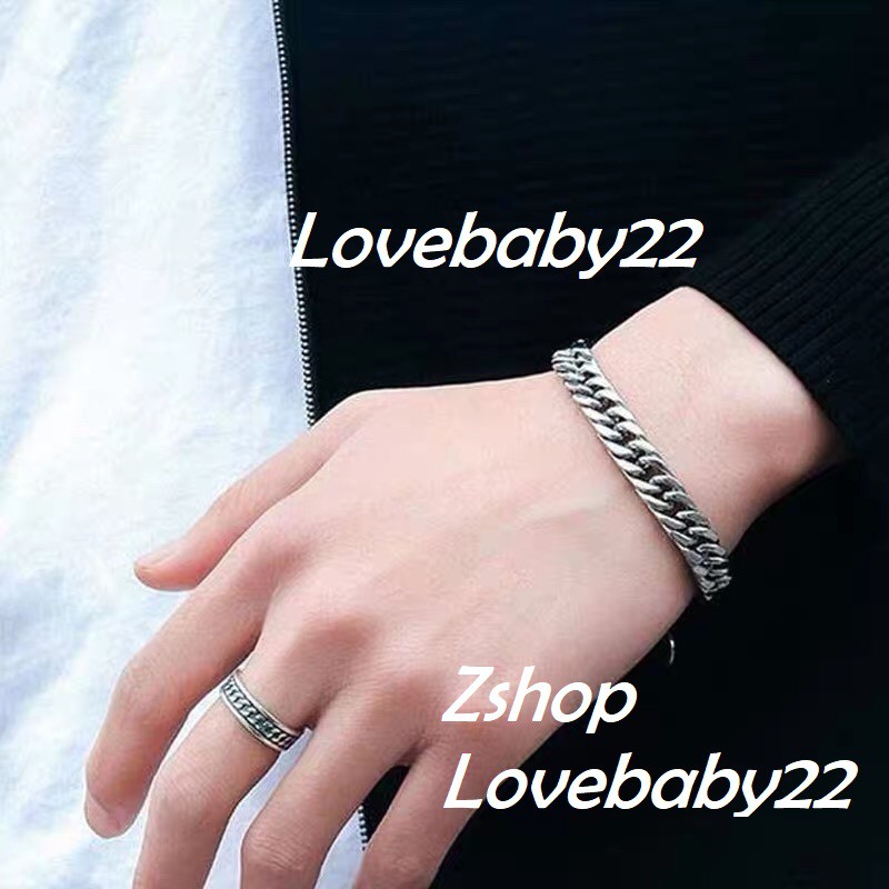 [Mã FAMAYFA giảm 10K đơn 50K] Vòng tay hợp kim titan nam nữ, vòng tay đôi xích đan xen sợi cá tính | BigBuy360 - bigbuy360.vn