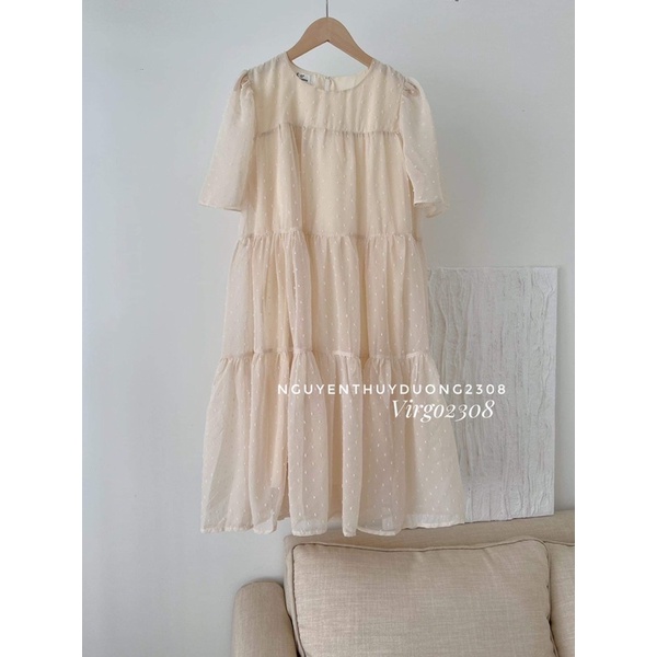 [HÀNG SẴN]VÁY VOAN TƠ CHẤM BI BỒNG BỀNH “CHIBI DRESS” tiểu thư