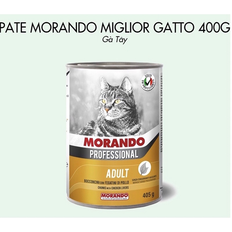 Pate cho mèo morando professional.