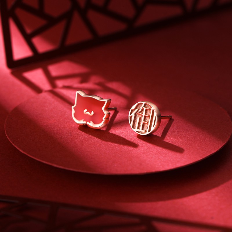 Bông tai bằng bạc nguyên chất nữ 2020 thời trang mới cho bạn gái