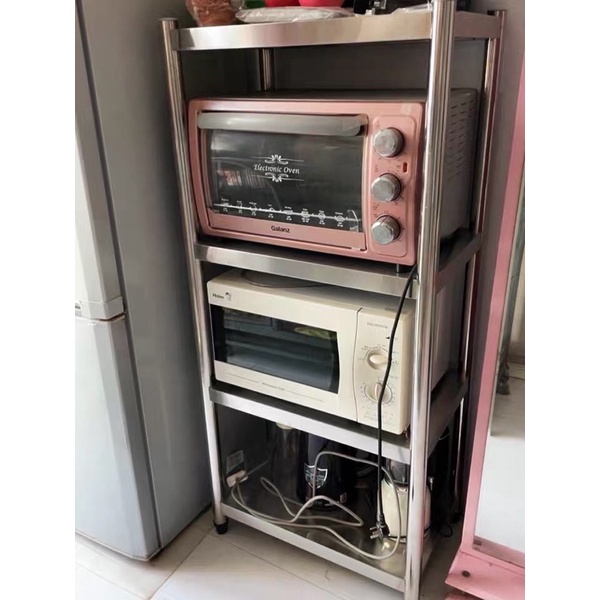 Kệ inox 4 tầng cao cấp đa năng 50 x 120 x 35cm - Kệ bếp inox 304 để lò vi sóng
