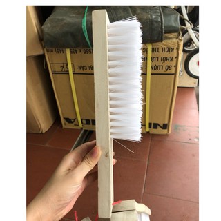 Chổi rửa xe cán gỗ cước trắng
