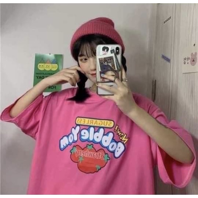Áo phông cute quá❤️ Áo Thun Unisex Form rộng nam ( Phong cách Hàn Quốc) Freeship😍