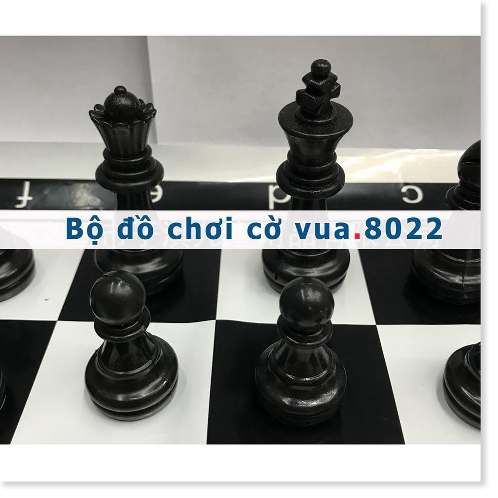 Bộ cờ vua  1 ĐỔI 1   Bộ đồ chơi cờ vua cho bé giúp bé phát triển - Cờ vua từ tính gấp gọn tiêu chuẩn quốc tế 8022