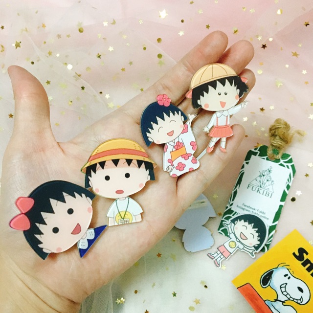 HUY HIỆU, GHIM CÀI ÁO NHÓC MARUKO ẢNH THẬT