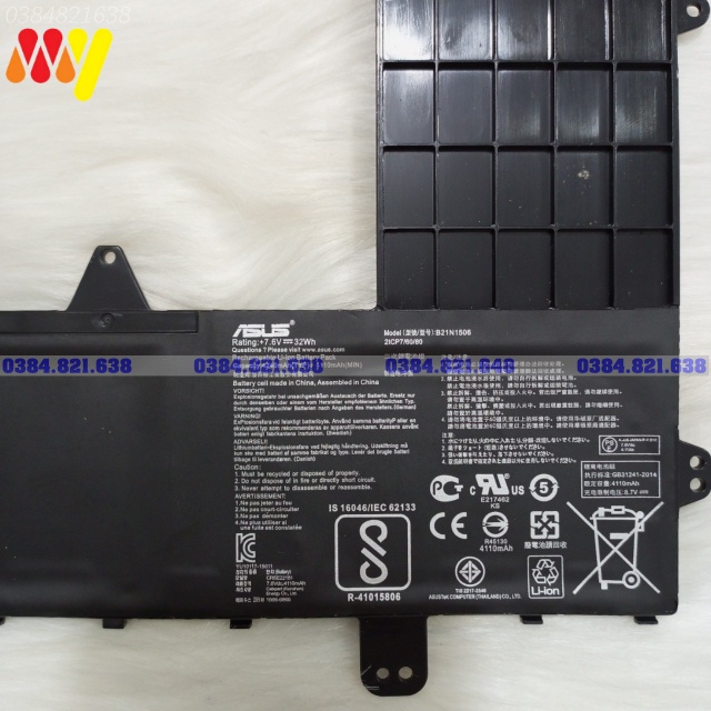 Pin laptop ASUS E402 E402M E402MA E402S E402SA E502S E502SA B21N1505 New 100%. Bảo  hành 1 đổi 1 trên toàn quốc