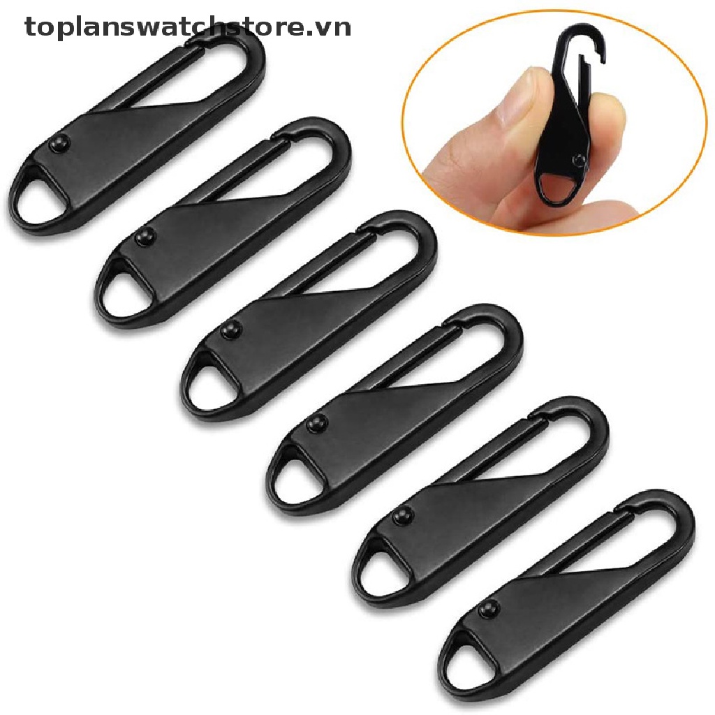 Toplanswatchstore Bộ Dụng Cụ Sửa Chữa Dây Kéo Đầu Kim Loại Có Khóa Kéo DIY