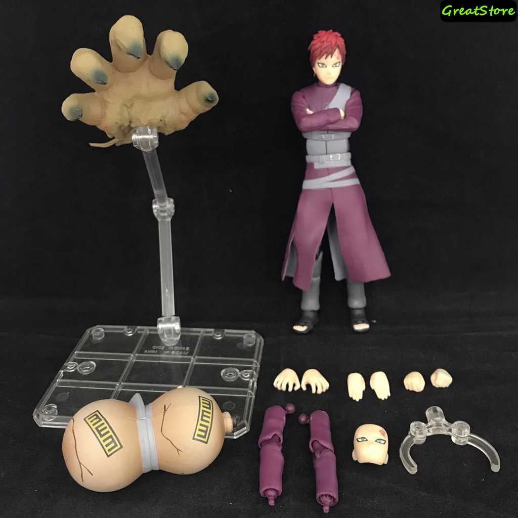 ( HÀNG CÓ SẴN ) MÔ HÌNH GAARA NARUTO FIGMA SHF CỬ ĐỘNG ĐƯỢC