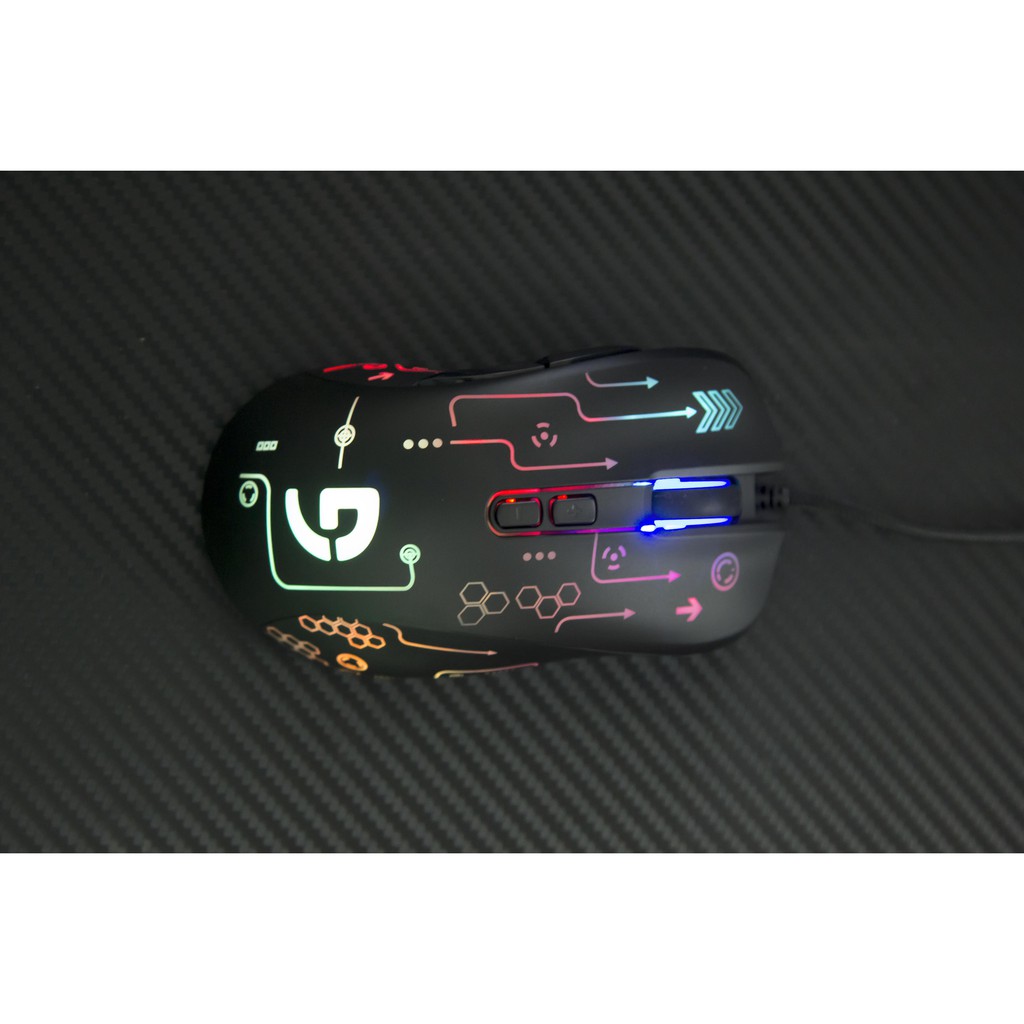 [Mã 2404EL10K giảm 10K đơn 20K] Chuột chơi game có dây Fuhlen G90S RGB - Hàng chính hãng