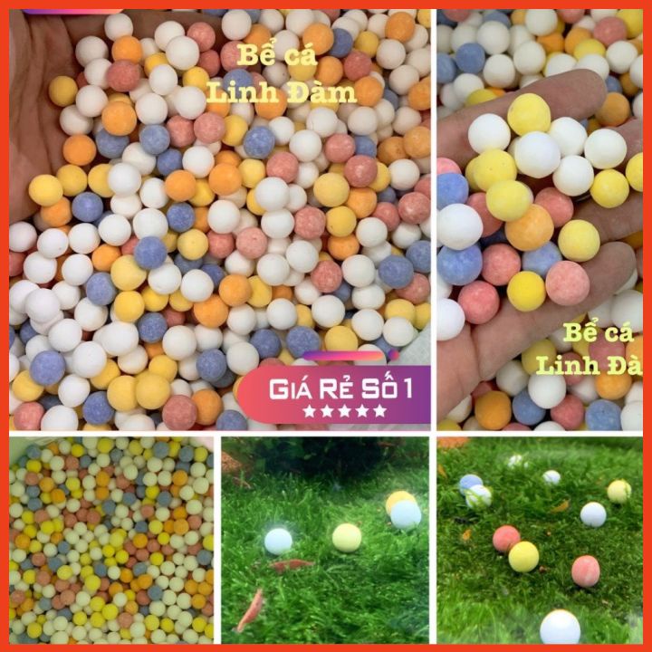 20 Viên Khoáng BeeBall Dành Cho Cá Tép Cảnh - Vật Liệu Lọc Cho Cá Tép