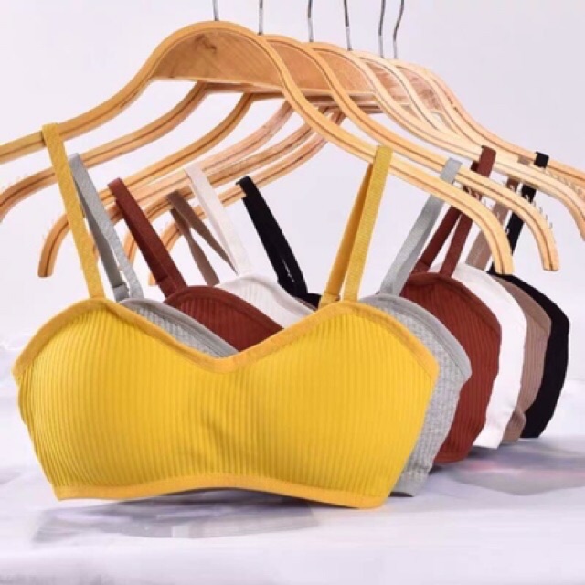 Áo Bra Nữ Cotton Tăm Cúp Ngực