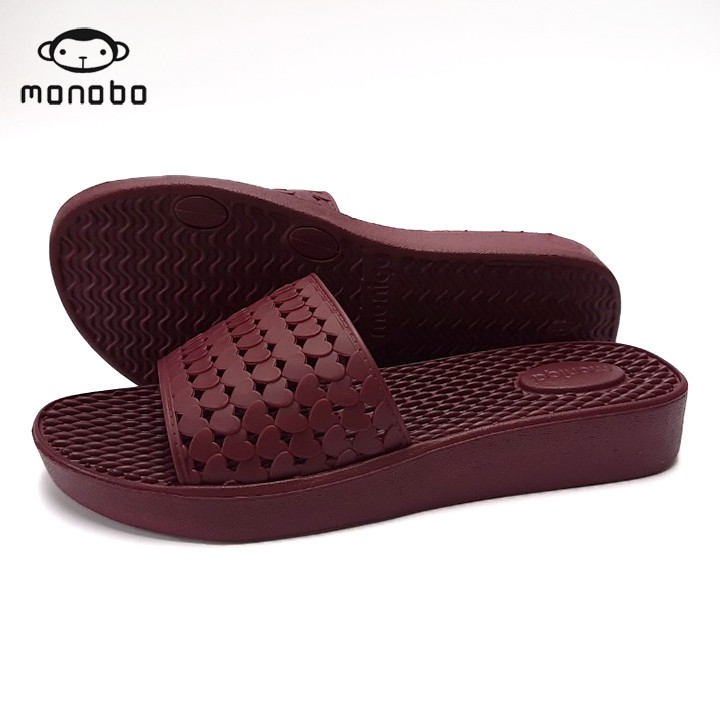 Dép Thái Lan mát xa siêu mềm quai ngang lỗ tim MONOBO - MON252