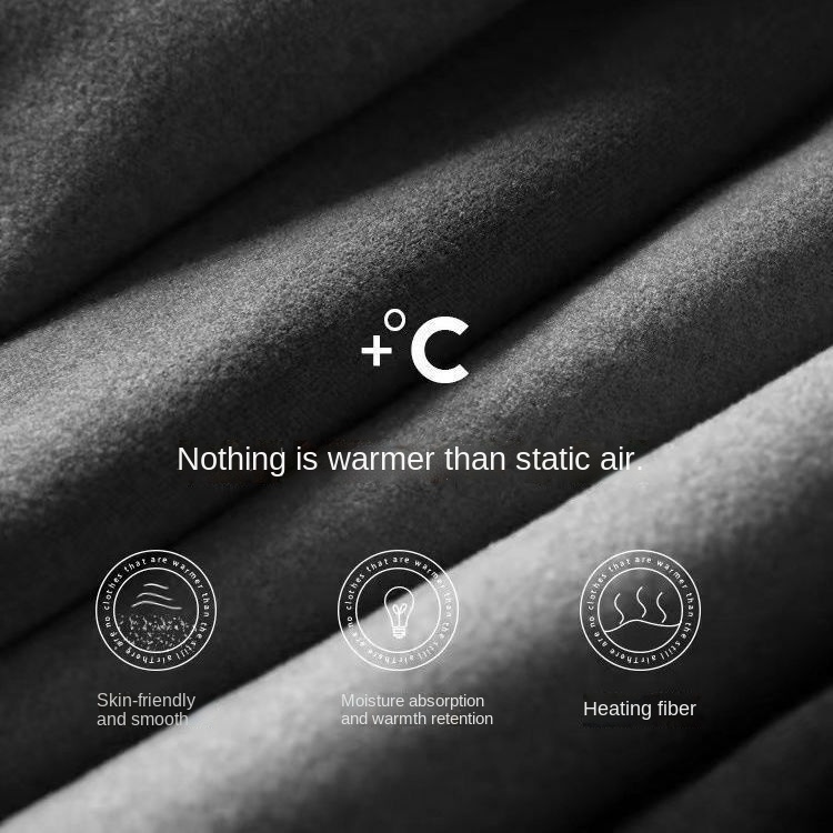 Áo thun tay dài cổ cao dáng rộng hai mặt bằng vải nhung dày cỡ lớn thời trang thu đông cho nam