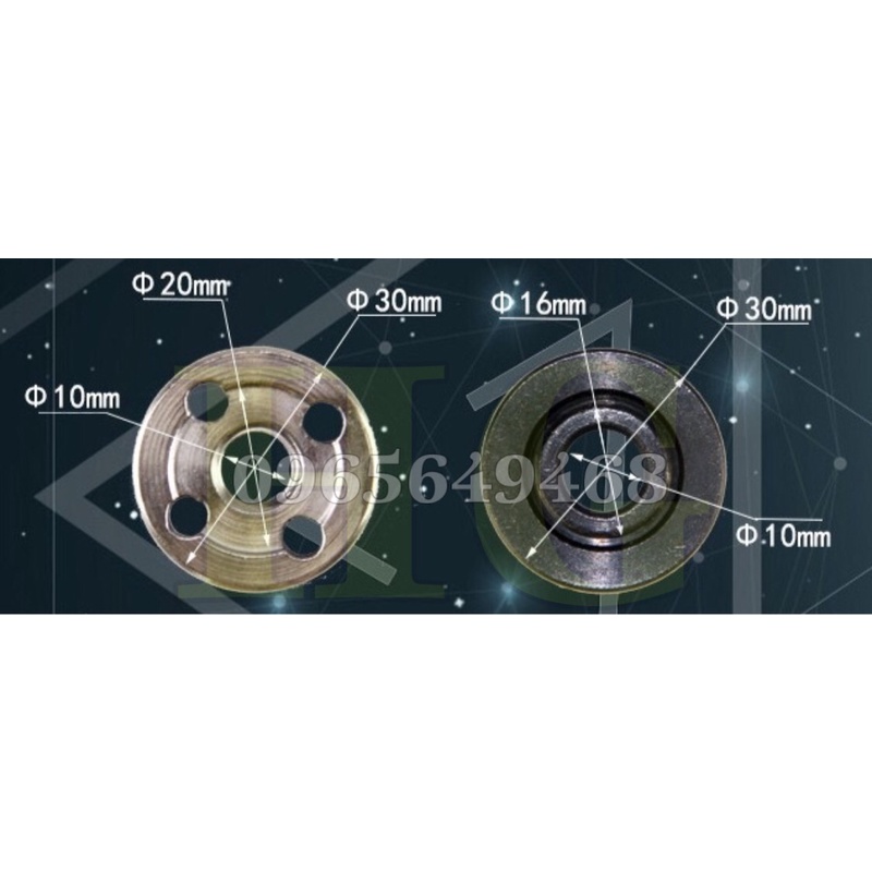 ỐC HÃM MÁY MÀI CẦM TAY PHI 100