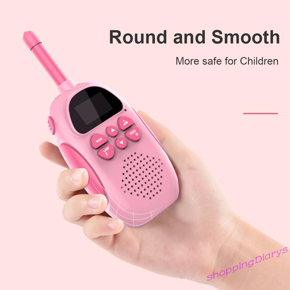 ✤Sh✤2pcs Walkie Talkie Kids Walkie-talkies 22 Channels 2 Way Wireless Radio Toy