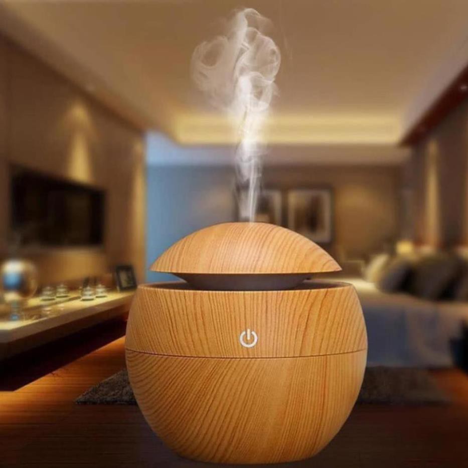 Máy xông tinh dầu vân gỗ