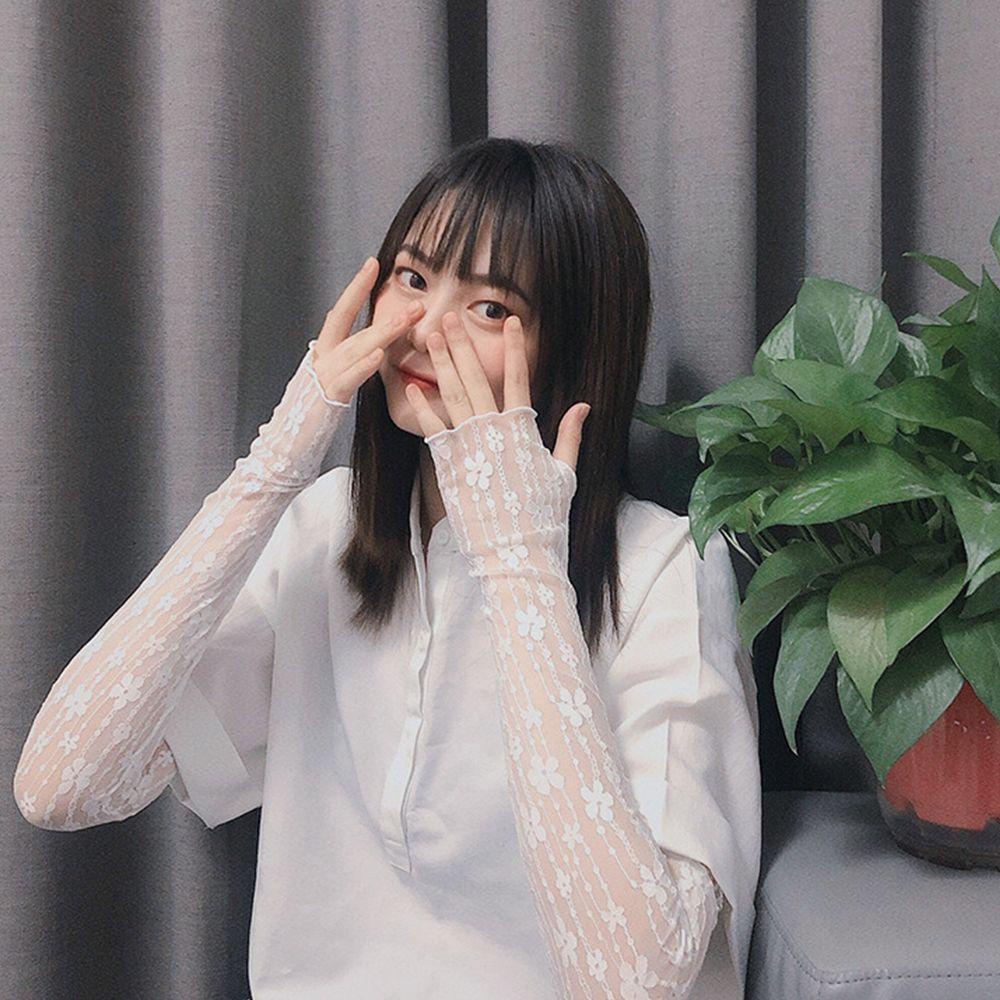 FOREVER Ống Tay Áo Chống Nắng Và Tia UV Phối Lưới Mỏng Tiện Dụng Sự Bảo