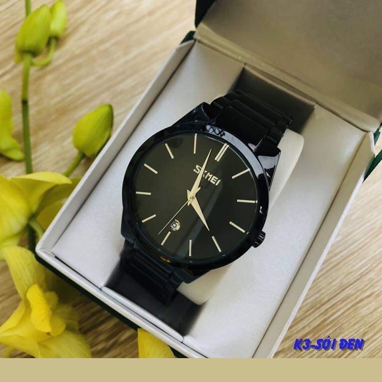 Đồng hồ nam Skmei vỏ thép không gỉ, thiết kế sang trọng lịch lãm, đơn giản OneTime