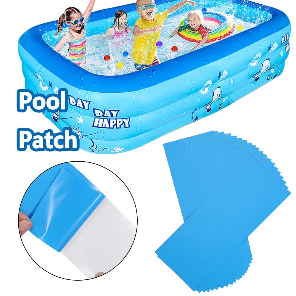 Bộ 20 Miếng Vá PVC Hình Chữ Nhật Sửa Chữa Thuyền Kayak