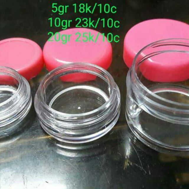 Combo hũ kem face 20gr nắp hồng