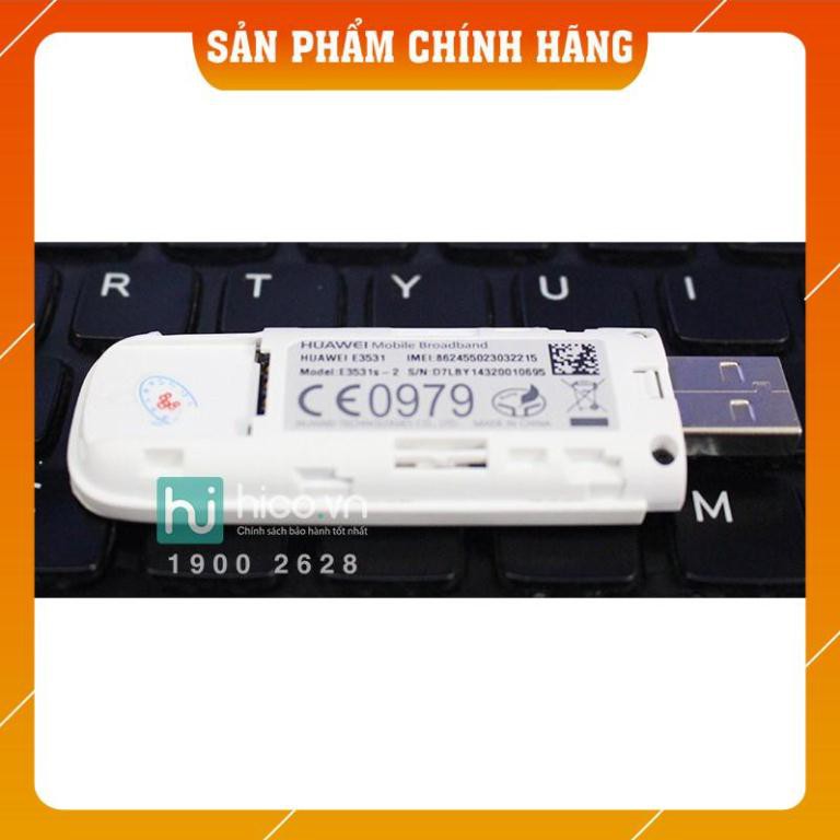 Hàng Chuẩn USB 3G HUAWEI E3531 21.6Mb - CẮM LÀ CHẠY - BẮT SÓNG CỰC TỐT | BigBuy360 - bigbuy360.vn