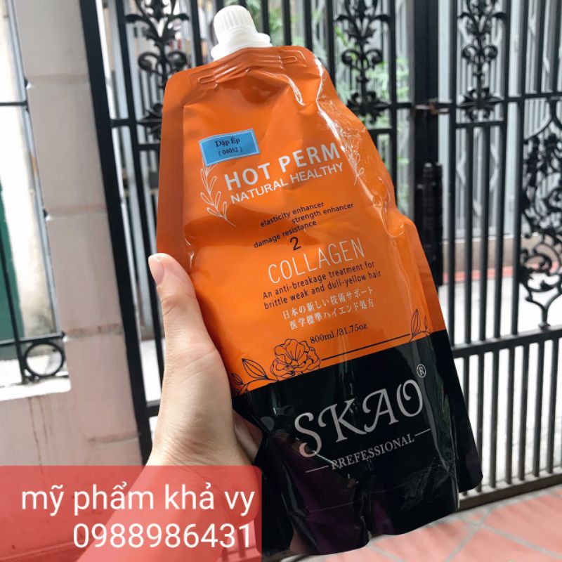 Dập định hình duỗi ép tóc Skao 800ml