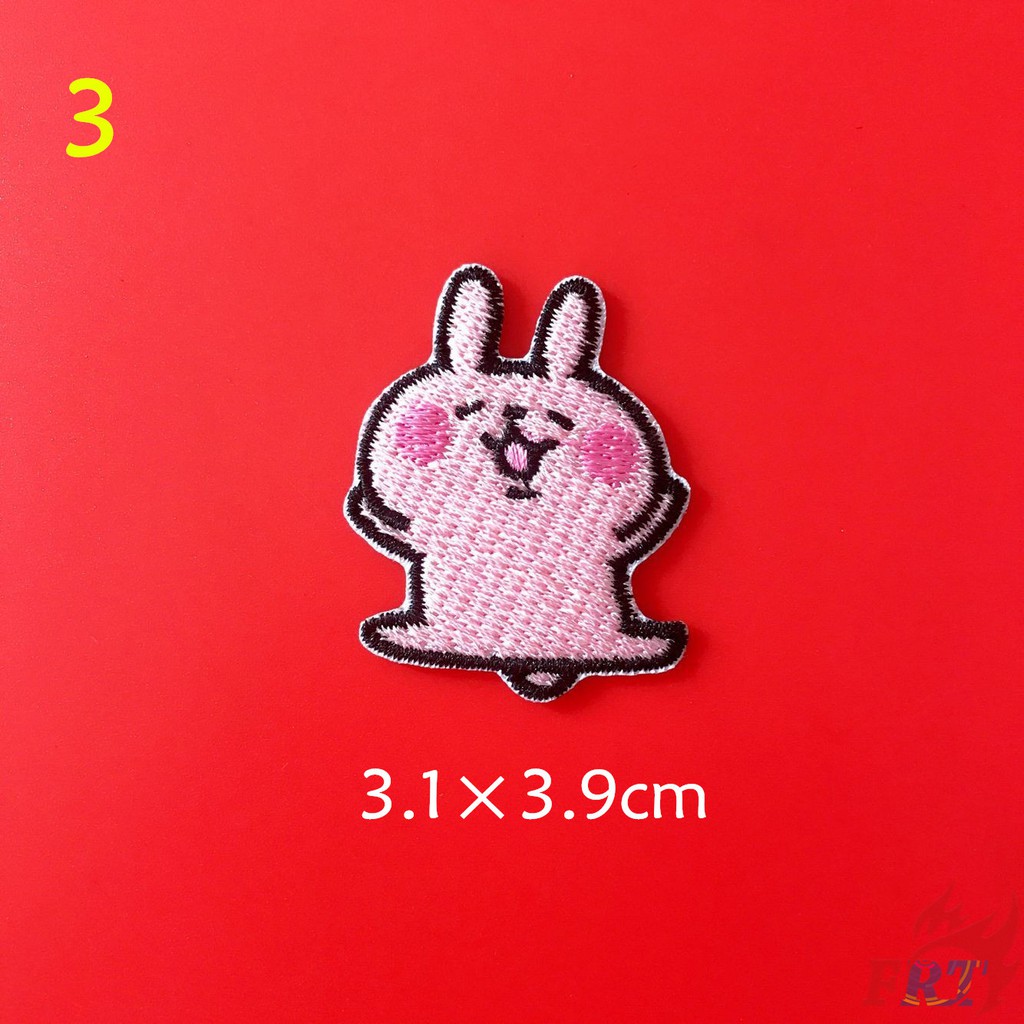 Miếng ủi quần áo thêu hình Piske &amp; Usagi đáng yêu